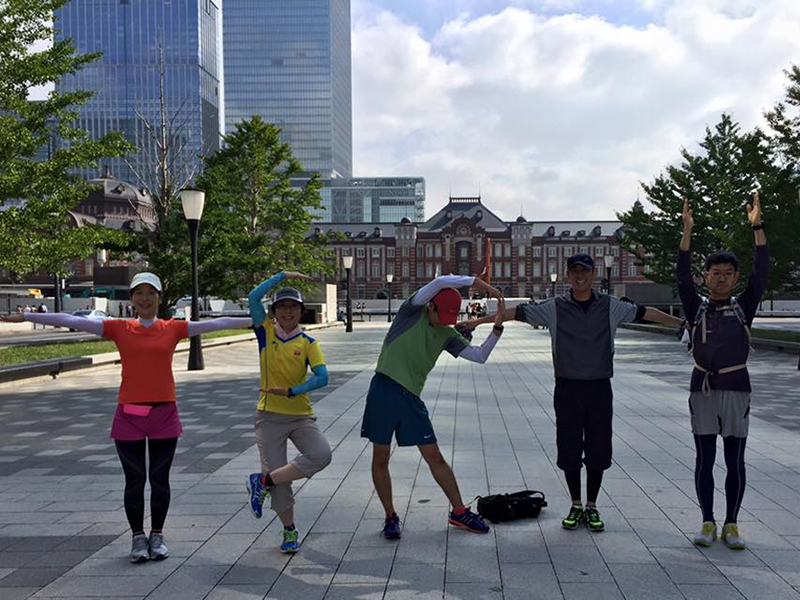 running tour of tokyo